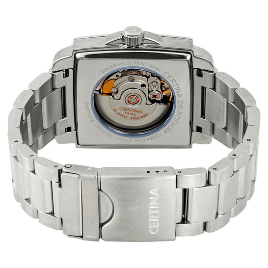 Certina, DS Podium Square Automatic Black Dial Men's Watch
