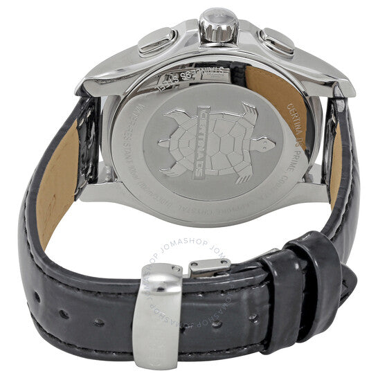 ساعة سيرتينا دي إس برايم كرونوغراف نسائية بمينا سوداء