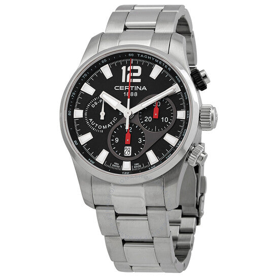 Certina, DS Prince Chronograph Automatic Black Dial Men's Watch