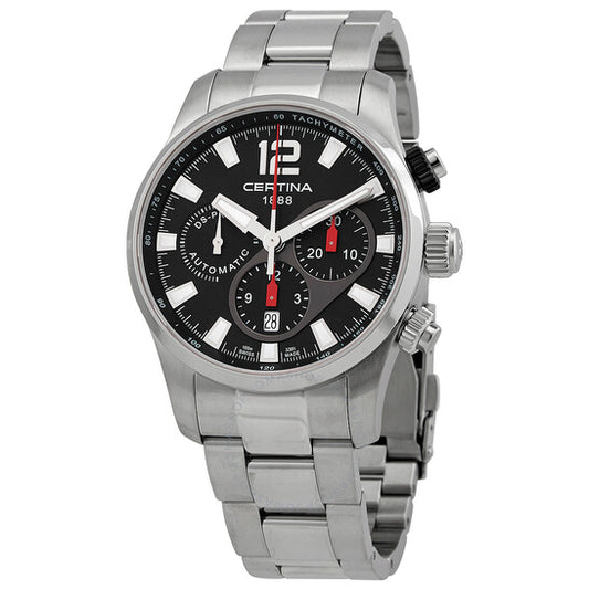 Certina, DS Prince Chronograph Automatic Black Dial Men's Watch