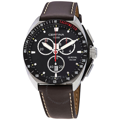 Certina, DS Royal Chronograph Quartz Black Dial Men's Watch