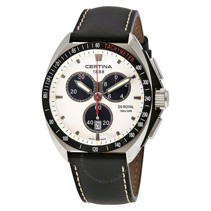 Certina, DS Royal Chronograph Quartz White Dial Men's Watch