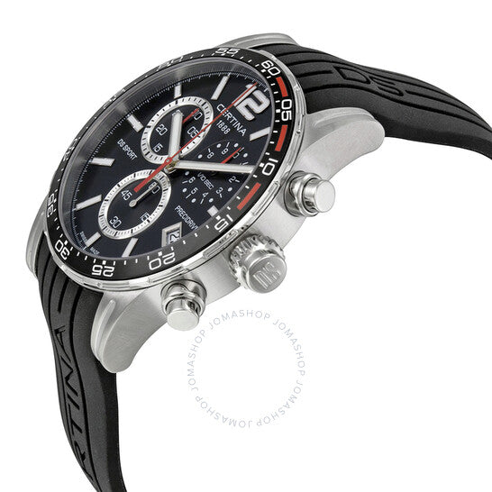 Certina, DS Sport Chronograph Black Dial Men's Watch