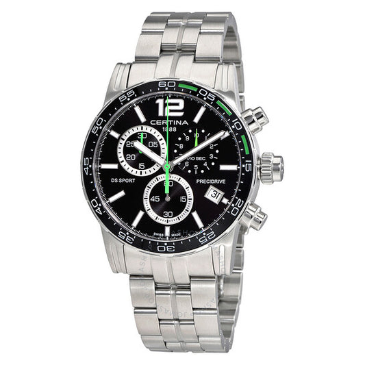 Certina, DS Sport Chronograph Black Dial Men's Watch