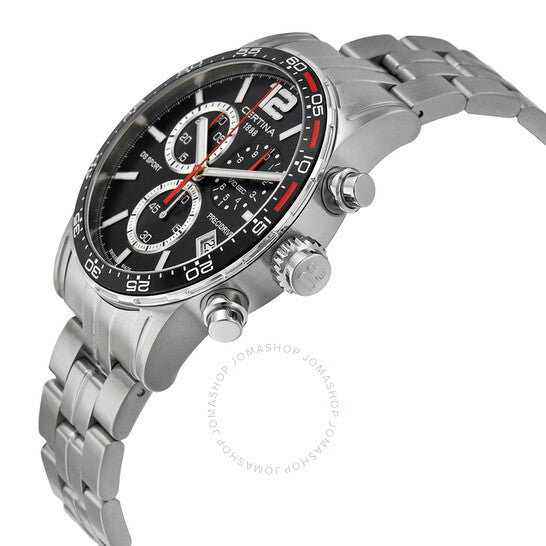 Certina, DS Sport Chronograph Black Dial Men's Watch