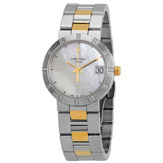 Certina, DS Stella Two-Tone Stainless Steel Ladies Watch C0092102211600