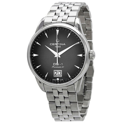 Certina, DS-1 Big Date Automatic Black Dial Men's Watch