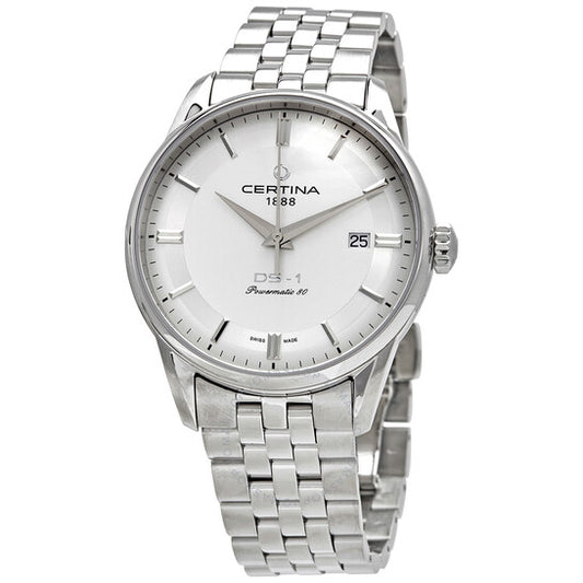 Certina, DS-1 Powermatic 80 Automatic Silver Dial Watch