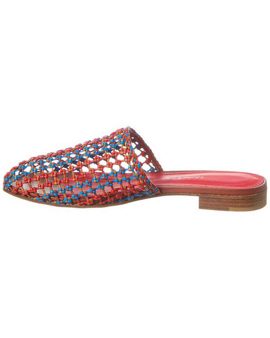 ferragamo ellas leather flat