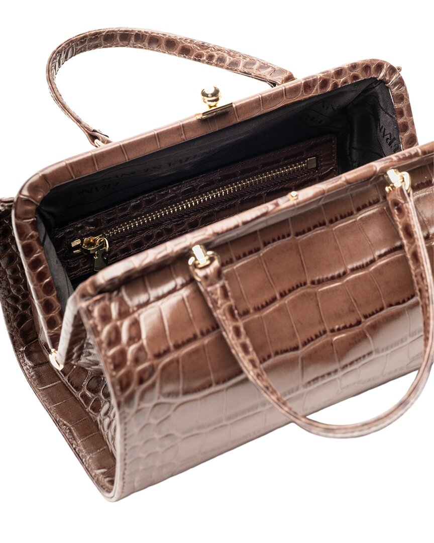 petit michelle croc-embossed leather tote