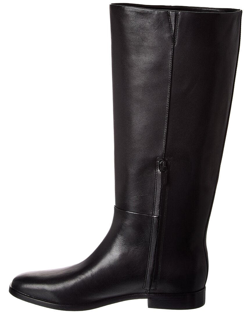 martell wide calf leather boot