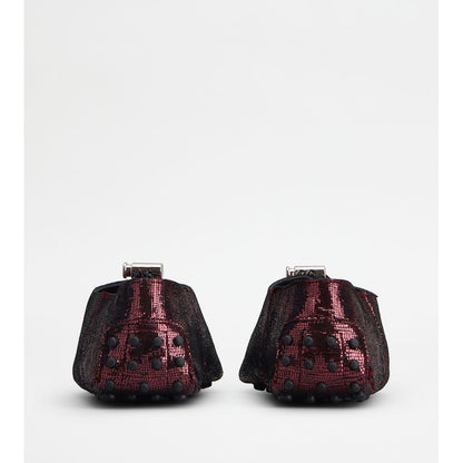 gommino in leather with drawstring
