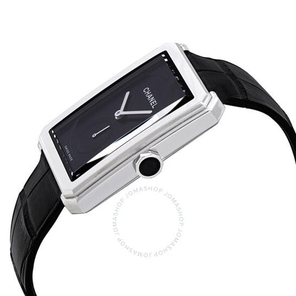 شانيل، ساعة نسائية من بوي فريند بمينا سوداء