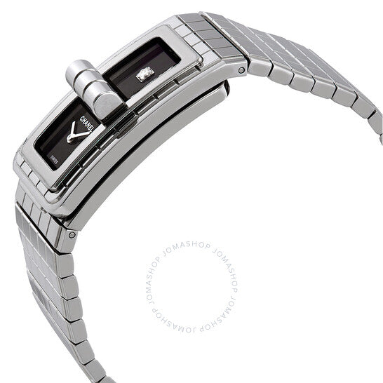 شانيل، ساعة كود كوكو النسائية ذات الميناء الأسود المطلي