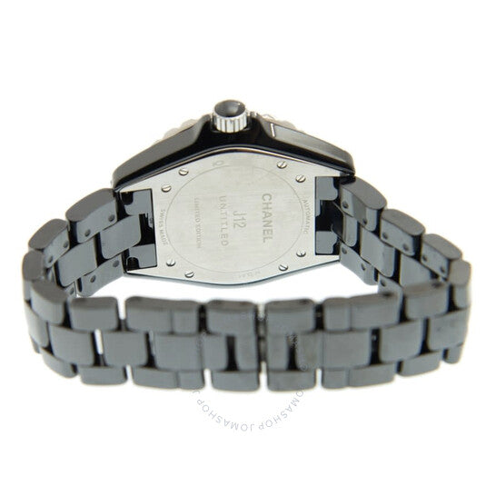 شانيل، ساعة J12 أوتوماتيكية للسيدات بمينا أسود