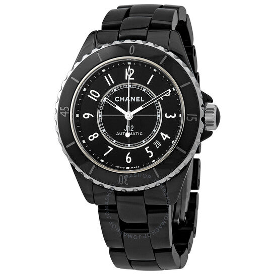 Chanel, J12 Automatic Chronometer Black Dial Ladies Watch H5697