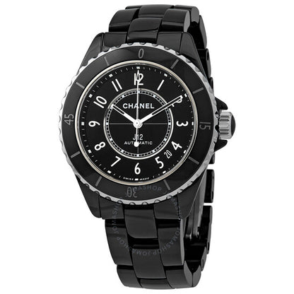 Chanel, J12 Automatic Chronometer Black Dial Ladies Watch H5697