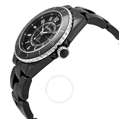 Chanel, J12 Automatic Chronometer Black Dial Ladies Watch H5697