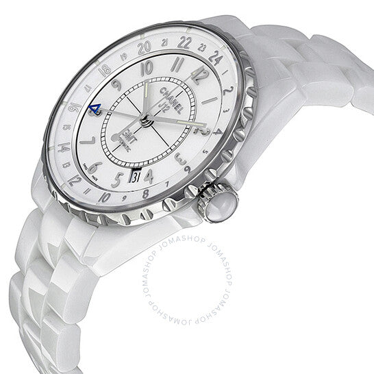 Chanel, J12 Automatic GMT White High-Tech Ceramic Ladies Watch