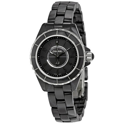 Chanel, J12 Black Dial Ladies Watch