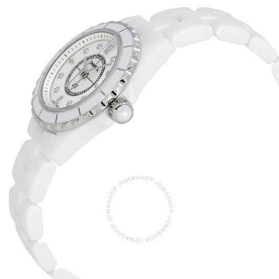 Chanel, J12 Mother of Pearl White Ceramic Ladies Watch