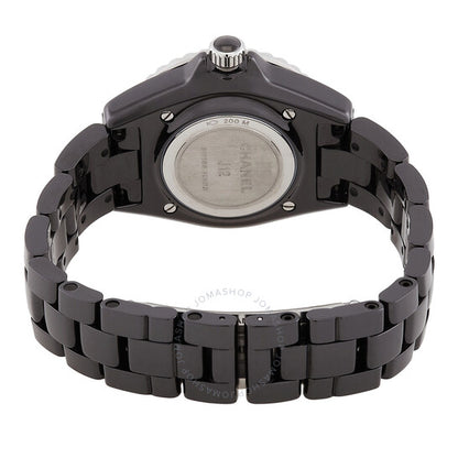 شانيل، ساعة J12 فانتوم كوارتز نسائية بمينا أسود