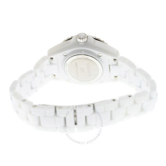 شانيل، ساعة J12 كوارتز نسائية بمينا أبيض