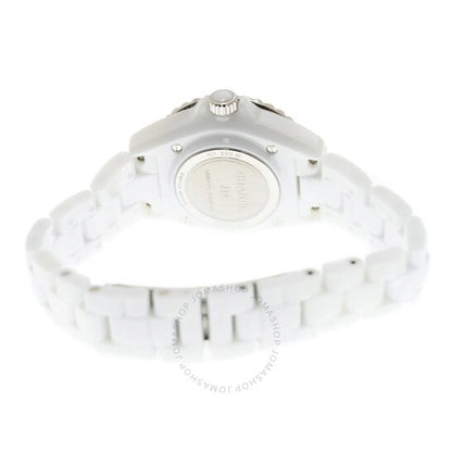 شانيل، ساعة J12 كوارتز نسائية بمينا أبيض