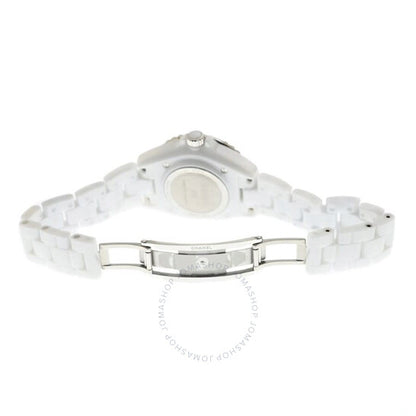 شانيل، ساعة J12 كوارتز نسائية بمينا أبيض