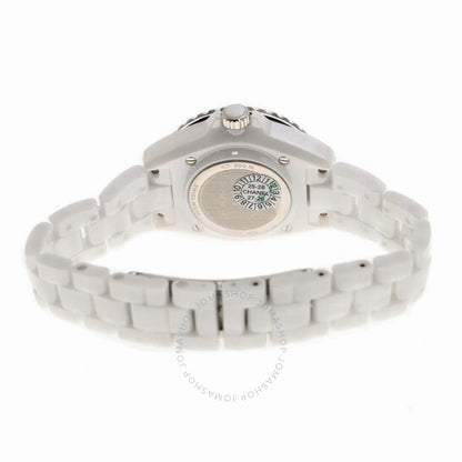 شانيل، ساعة J12 كوارتز نسائية بمينا أبيض