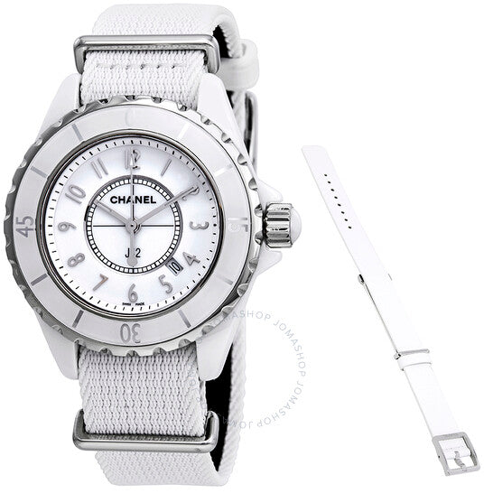 Chanel, J12 White Dial Ladies Watch