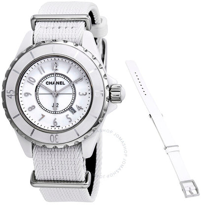 Chanel, J12 White Dial Ladies Watch
