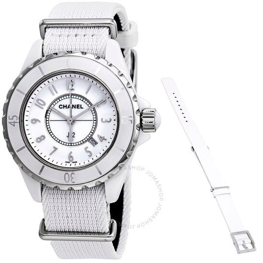 Chanel, J12 White Dial Ladies Watch