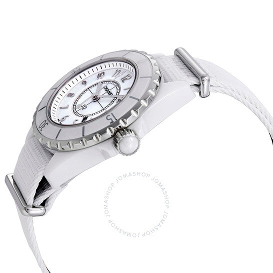 Chanel, J12 White Dial Ladies Watch