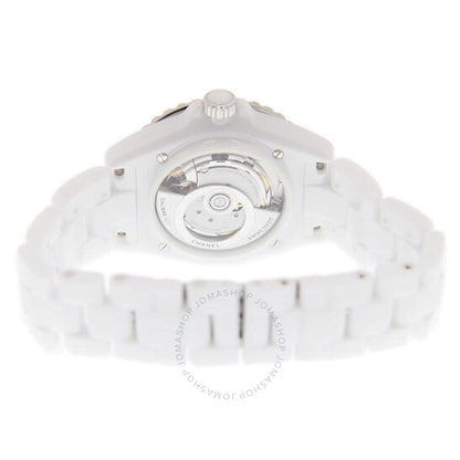 شانيل، ساعة J12 نسائية بمينا أبيض