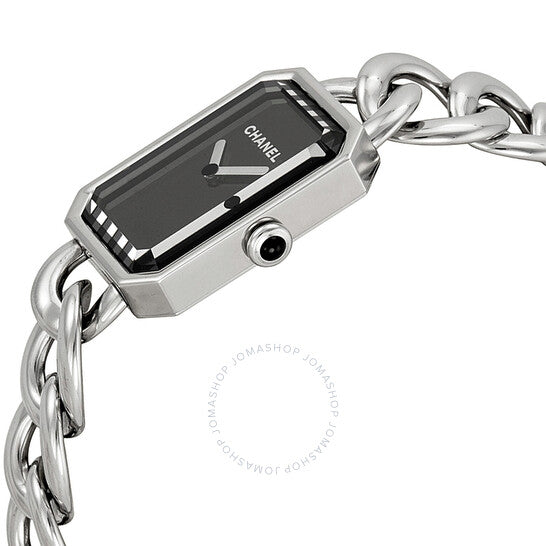 شانيل، ساعة بريميير للسيدات بمينا أسود وستانلس ستيل