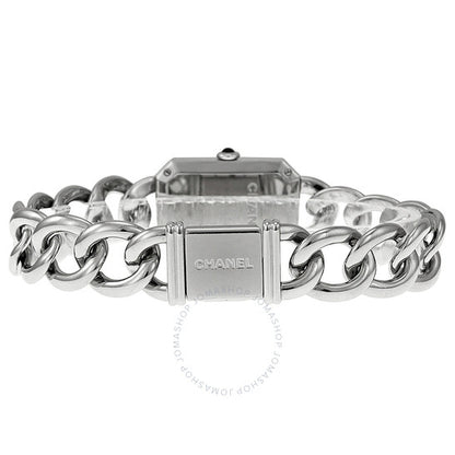 شانيل، ساعة بريميير للسيدات بمينا أسود وستانلس ستيل