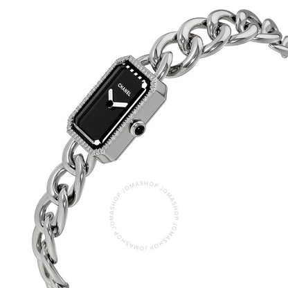 شانيل، ساعة بريميير للسيدات بمينا أسود وستانلس ستيل