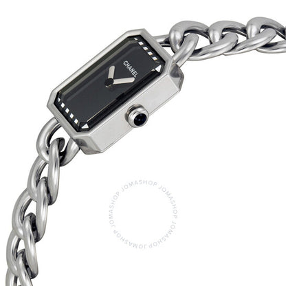 شانيل، ساعة بريميير للسيدات بمينا أسود وستانلس ستيل