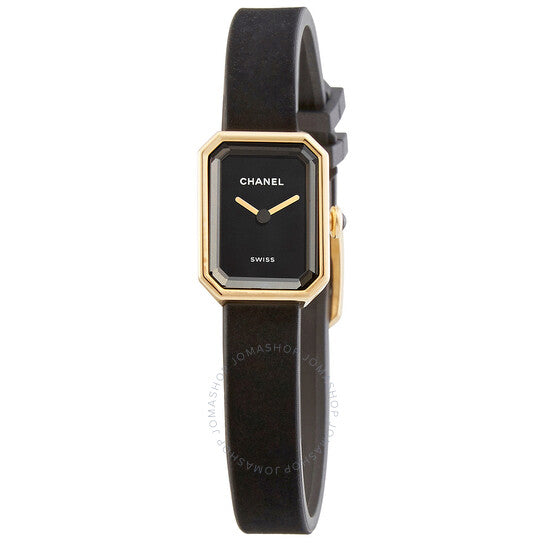 ساعة شانيل بريمير كوارتز نسائية بمينا سوداء