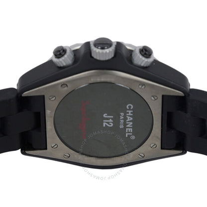 Chanel, Superleggera Black Ceramic Chronograph Men's Watch