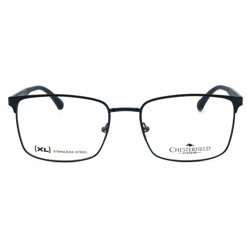 Men's Blue Rectangular Sunglasses