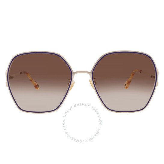 ChloÃ©, Brown Butterfly Ladies Sunglasses