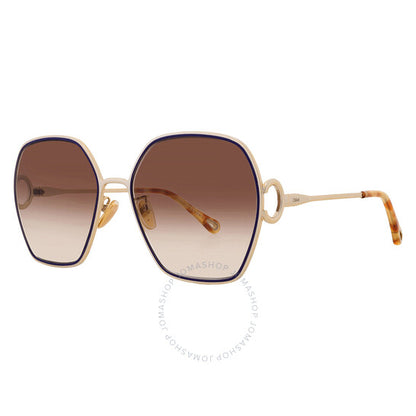 ChloÃ©, Brown Butterfly Ladies Sunglasses