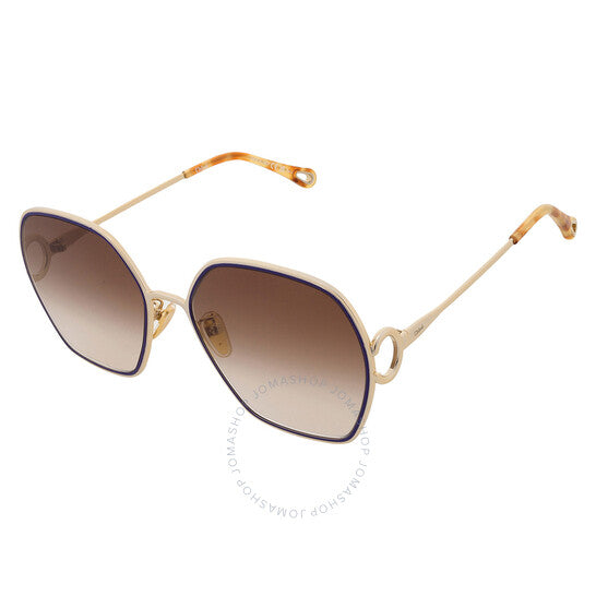 ChloÃ©, Brown Butterfly Ladies Sunglasses
