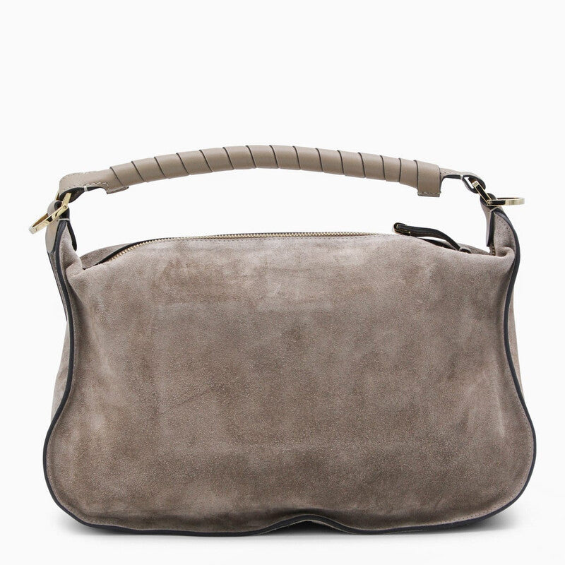 Brown Leather Marcie Top Handle Bag