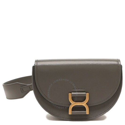 ChloÃ©, Elephant Grey Ladies Marcie Leather Shoulder Bag
