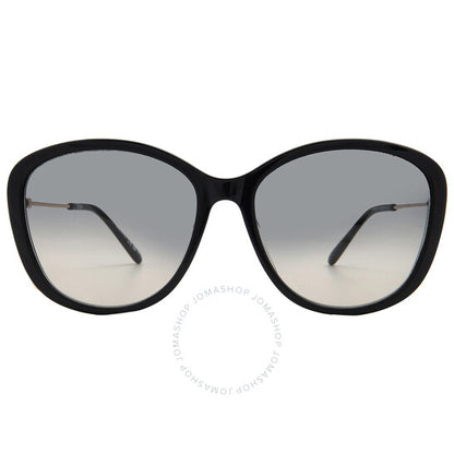 نظارة شمسية نسائية من كلوي، بتصميم فراشة رمادية متدرجة