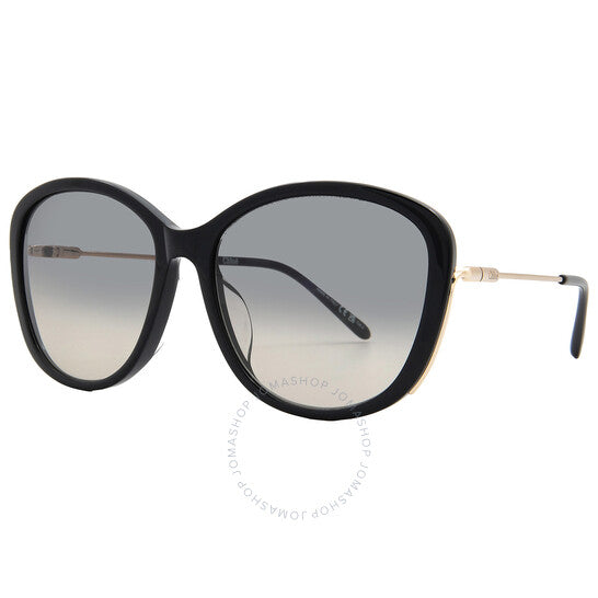 نظارة شمسية نسائية من كلوي، بتصميم فراشة رمادية متدرجة