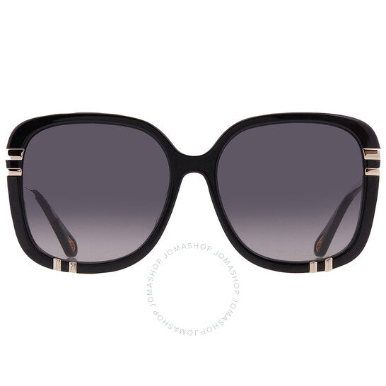 ChloÃ©, Grey Gradient Square Ladies Sunglasses